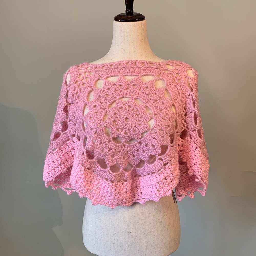 Crochet poncho
